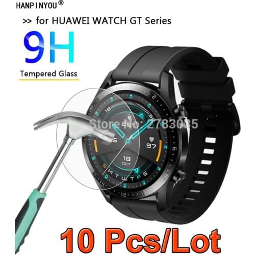 10Pcs For HUAWEI WATCH GT2e GT 2 46mm Elegant 42mm Smart Watch 9H 2.5D Ultra-thin Toughened Tempered Glass Film Screen Protector