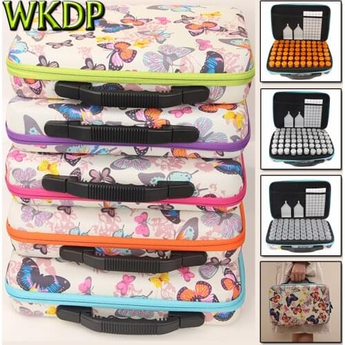 5D Diamond Painting Embroidery Accessories Women Jewelry Handbag Drills Stones Container Storge bag Sliver Golden Clear Bottles