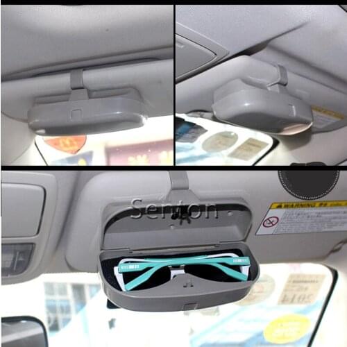 Car Glasses Box Case For Volkswagen VW Polo Passat B5 B6 CC GOLF 4 5 6 Touran Bora Tiguan Peugeot 307 206 308 407 Accessories