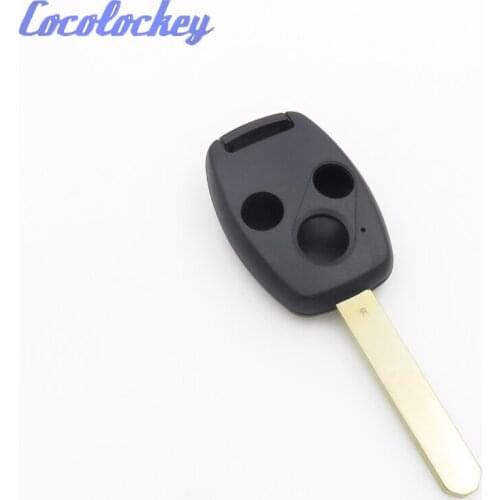 Cocolockey 3Buttons Replacement Remote Car Key Cover Fob Shell for Honda Accord CR-V HR-V Fit City Jazz Odyssey Key Fob