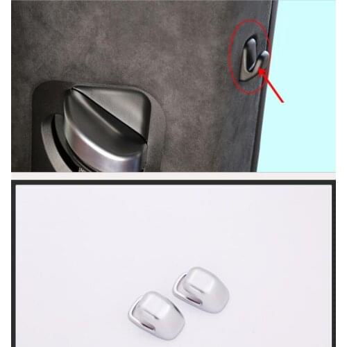 For Maserati Levante 2016 Car Styling ABS Chrome B Pillar Hook Cover Trim Sticker Accessories