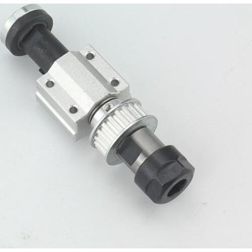 ER16 Bench Electric Drill High Precision No Power Spindle With Multifunction Wheelbase For DIY Woodworking Cutting