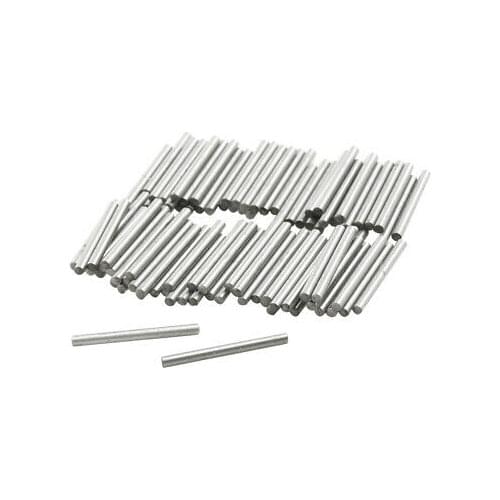 100 x 1.4mm x 15.8mm Straight Round Bar Dowel Pins Fasten Elements