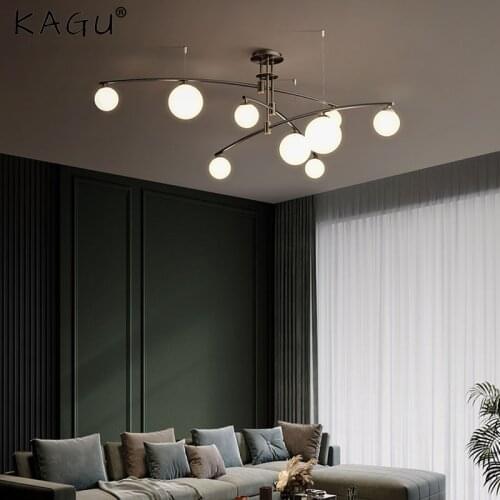 New Nordic Chandelier Creative Personality Modern Minimalist Style Living Room Lamps