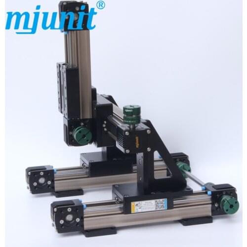 Mjunit XYZ 3 axis platform synchronous belt slide module manipulator for automatic dispensing, spraying, dripping and gluing
