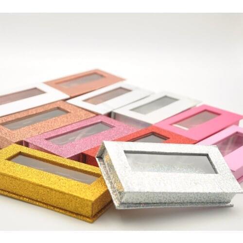 Wholesale 150/pack Eyelash Packaging Box Lash Boxes Packaging Custom Logo Faux cils 3d Mink eyelashes magnetic case bulk vendors