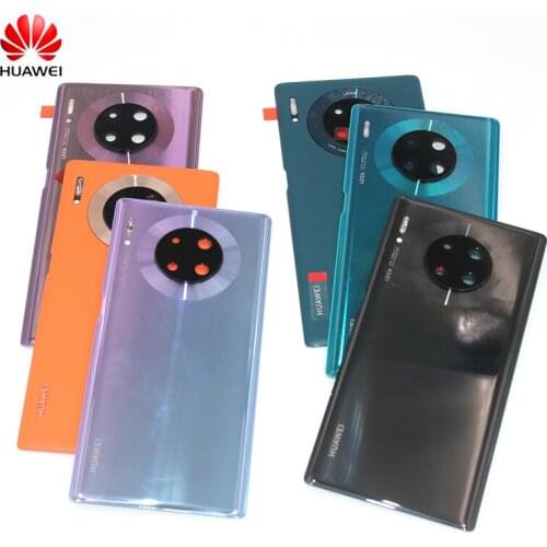Original Huawei Mate 30 Pro Battery Back Glass Cover Rear Door Housing With Camera Lens For Huawei Mate30 Pro Battery Cover&Logo