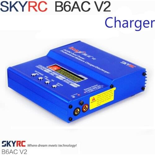 Original SKYRC iMAX B6AC V2 Charger 50W Lipo Battery Balance Charger RC Discharger Helicopter Quadcopter Drone Battery Charger