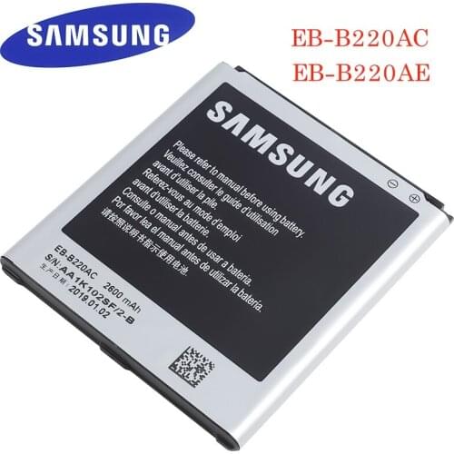 SAMSUNG Original EB-B220AC EB-B220AE Battery 2600mAh For Samsung Galaxy Grand 2 G7102 G710 G710K G710L G7105 G7106 G7108 G7109