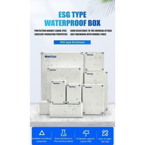 Outdoor Junction Box Housing 100*150*70mm Waterproof Plastic Enclosure Box Electronic Project Instrument Case