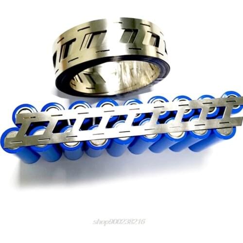 Pure Nickel belt 2P lithium battery nickel strip 18650 nickel Li-ion batteries Ni plate used for 18650 1Meter Je16 21 Dropship