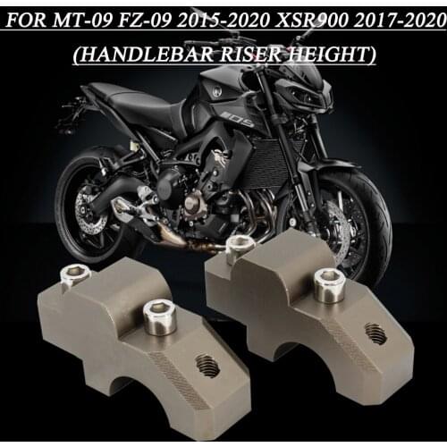 Motorcycle Handlebar Riser Handlebar Riser Clamp Handlebar Lifter For YAMAHA MT-09 FZ-09 FZ09 MT09 15-20 XSR 900 XSR900 17-20