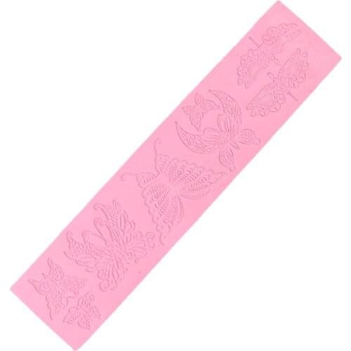 Wedding Cake Silicone Mold Butterfly Flower Lace Fondant Mousse Sugar Craft Icing Mat Pad Pastry Cake Decorating Tools