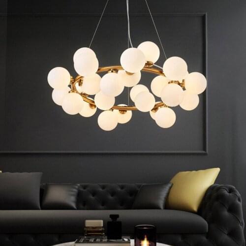 Modern iron led wall moon lamp kitchen chandeliers bathroom fixture lampes suspendues lamparas de techo avizeler