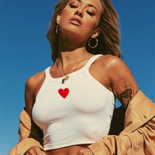 Womens Rib Knit Tank Tops Casual Sleeveless Round Neck Graphic Print Slim Fit Crop Tops Womens Tees Summer Fashion Streetwear