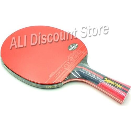 LOKI X3 Training Table Tennis Rackets High Elasticity Sponge Rubber Ping Pong Bat with Racket Bag