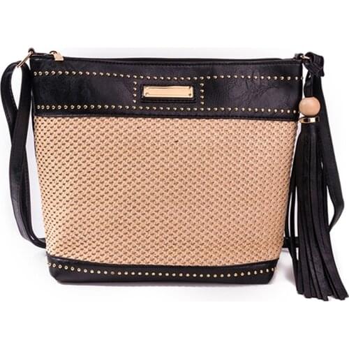 2021 Vintage Casual Crossbody Bags For Women Tassel Straw Shoulder Bag Large Capacity Travel Beach Bags Designer Handbags