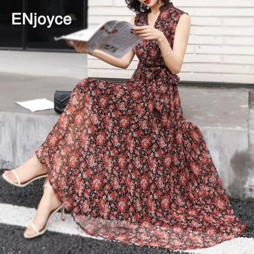 Летние платья с рукавами ENJOYCE China At AliExpress