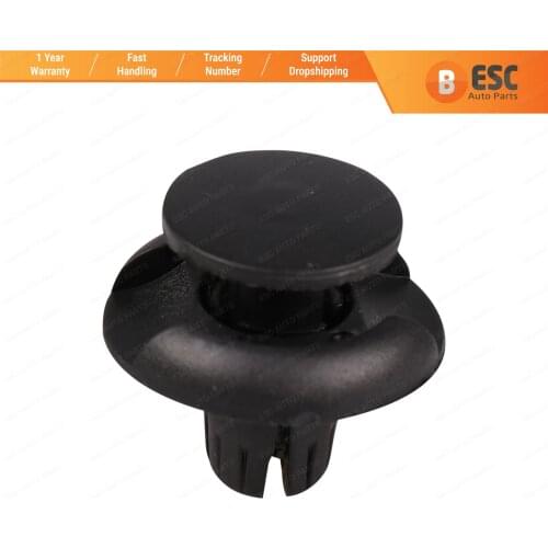 10 Pieces Front Fender Push-type Retainer, Black for Honda : 91501-S04-003, 90157-SP0-901, Mitsubishi: MU000319