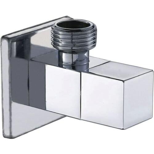 Square brass angle valve