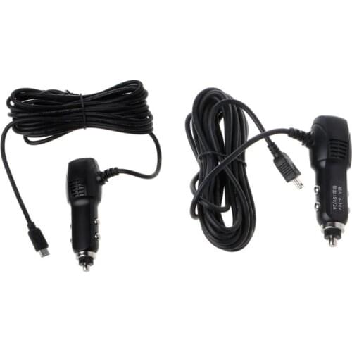 Micro USB Port 5V 2A Car Charger Adapter For Car DVR Vehicle Charging w/3.5m Cable