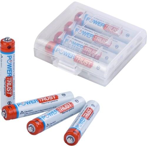 Ni-MH Rechargeable AAAA Batteries for Calculator Alarm Clock Electric Toys Surface Pen Battery and Other Electronics