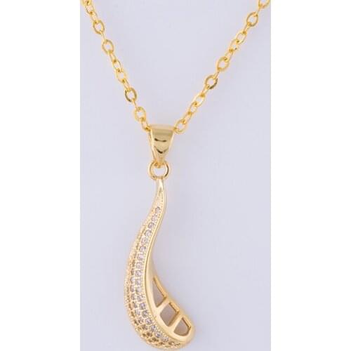 New Fashion Jewelry Vintage Zircon Micro Pave Charms Necklaces Female Handmade Copper Gold Chain Friendship Necklace Diy Chokers