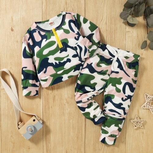 Toddler Clothes Baby 2Pcs Fall Outfits Long Sleeve Dinosaur Tops Bow Pants Child Girl Boy Childrens Set