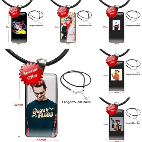 For Women Men Party Gone Fludd Fashion Glass Cabochon Pendant Necklace With Women Steel Plated Statement Jewelry Places To Buy