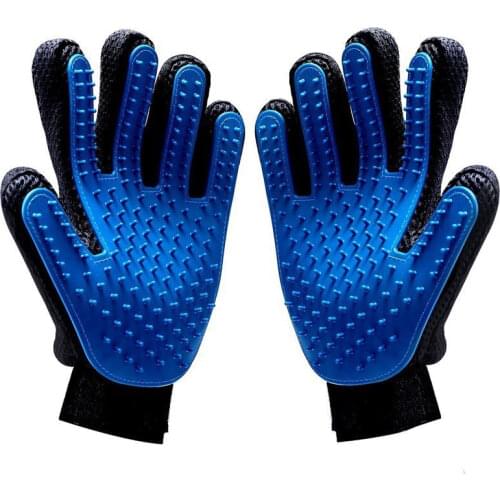 Pet Grooming Glove for Cats Brush Comb Cat Hackle Pet Deshedding Brush Glove for Animal Dog Pet Hair Gloves for Dog Grooming