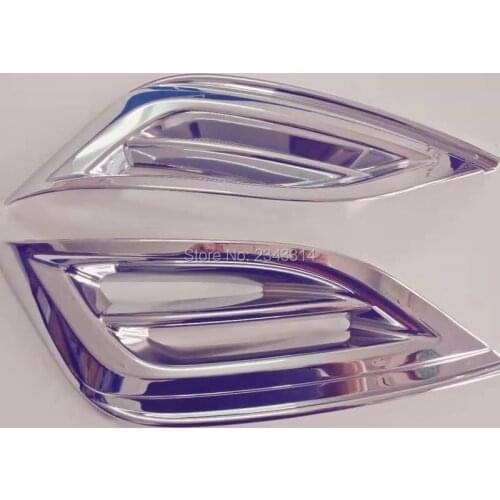 Front Rear Fog Light Lamp Cover Panel Frame Trims For Toyota Noah 80 2017 2018 2019 ABS Chrome Stickers Car-Styling Accessories