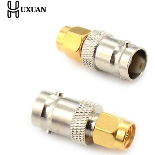 RF Coax Coaxial SMA Male Plug To BNC Female Connectors M/F Radio Antenna Connector Adapter For For Antennas Broadcast Radios