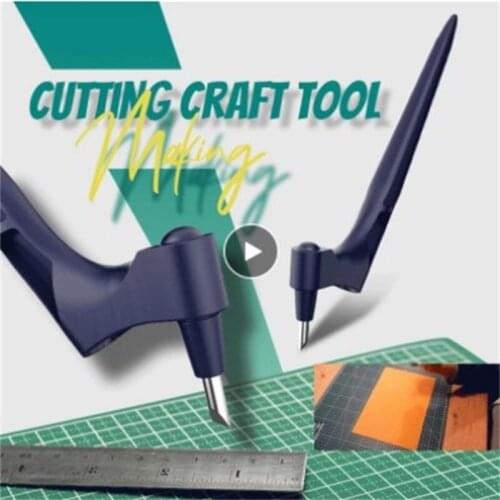 Craft Cutting Tools Stainless Steel Craft Knives With 360-degree Rotating Blade DIY Tools For Craft, Hobby, Scrapbooking, Stenci