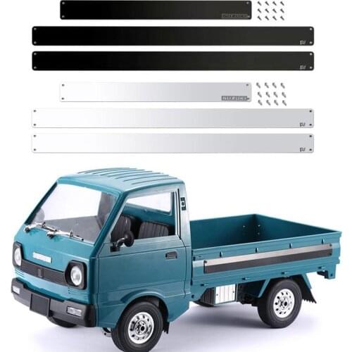 RC body side skirt and tail scraper metal sticker WPL-D12 1/10 SUZUKI CARRY