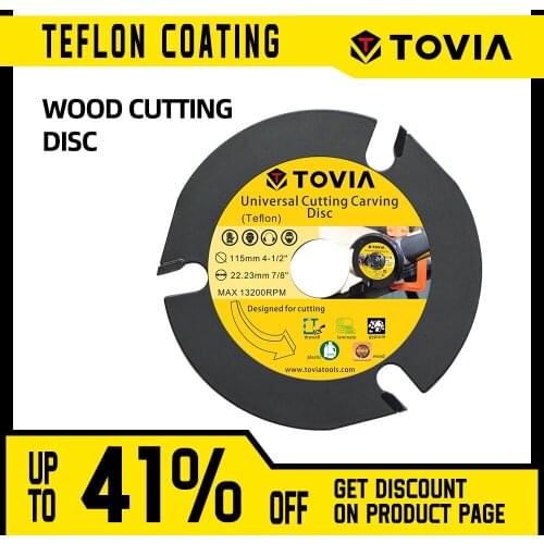 TOVIA 125mm Carbide Saw Blade Wood Cutting Disc for Angle Grinder Circular Saw Blade 115mm Wood Cutter Saw Disc