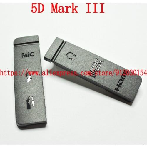High-quality NEW USB/HDMI-compatible DC IN/VIDEO OUT Rubber Door Bottom Cover For Canon EOS 5D Mark III / 5DIII / 5D3 Camera