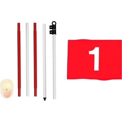 Putting Green Flags Golf Flagsticks Practice Hole Cup With Flag Golf Pin Flags For Standard Golf Course NEW 2021