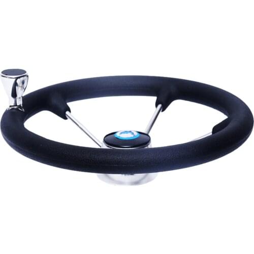 Boat Accessories Marine Boat Stainless Steel 5 Spokes Steering Wheel for Marine Yacht