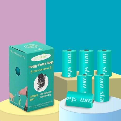 Biodegradable Dog Poop Bags Durable Outdoor Clean Pet Poop Waste Bags For Cat Dog Garbage Bag Easy Cleaning Dogs Accessories