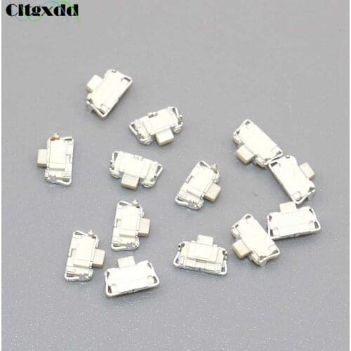 Cltgxdd 10PCS/Lot 4*6*2 MM Tactile Tact Push Button Switch For Samsung Replacement 4x6x2 Sink Plate Power Key Button ON / OFF