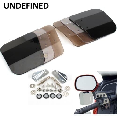 For Honda Goldwing 1800 F6B Motorbike Dark Smoke Left Right Side Air Wind Deflectors Windscreens Motorcycle Windshield UNDEFINED