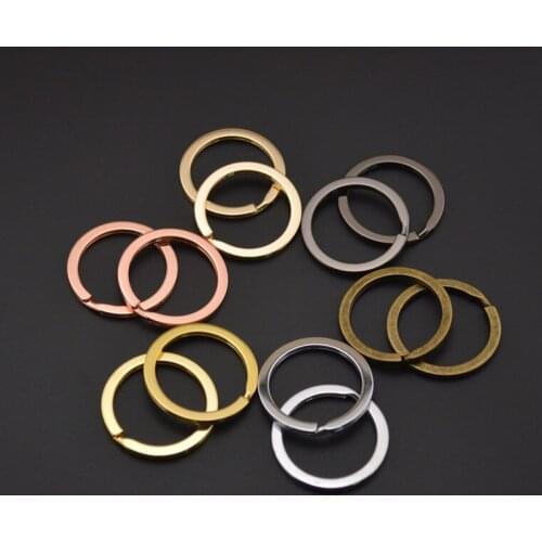 Hot Sale Very Low Prices 1Pcs Key Chains 25-28mm Metal Key Holder Split Rings Unisex Keyring Keychain Keyfob Accessories