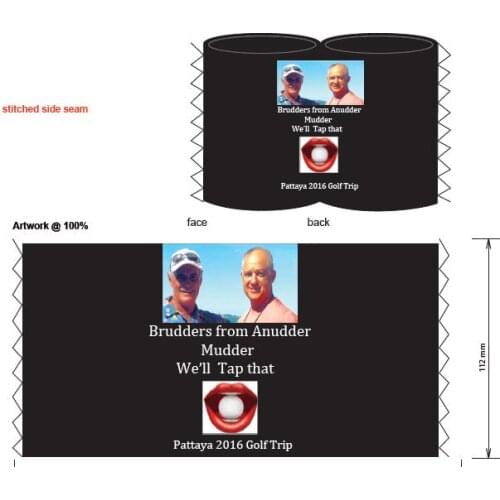 Customized LOGO Printed Neoprene Stubby Holders For Cans Stubby Cooler For Beer Bottle Small Order Free Shipping