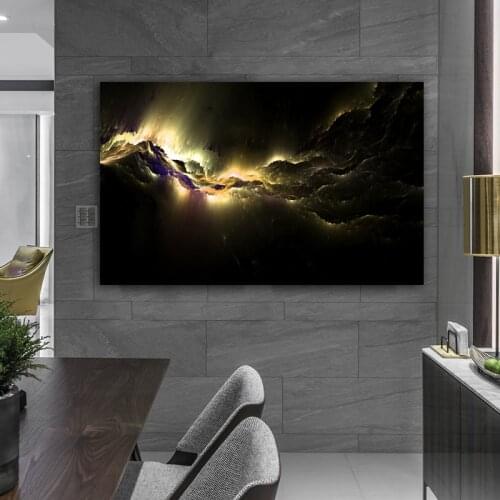 Wangart a streak of light in the darkness Oil Painting Wall Picture For Living Room Canvas Modern Art Poster And Print