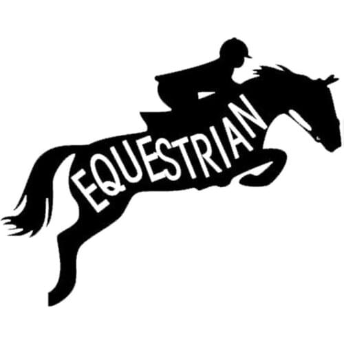 EQUESTRIAN Sports Enthusiasts Car Stickers Car Decoration Accessories Waterproof Stickers Decals CT-469