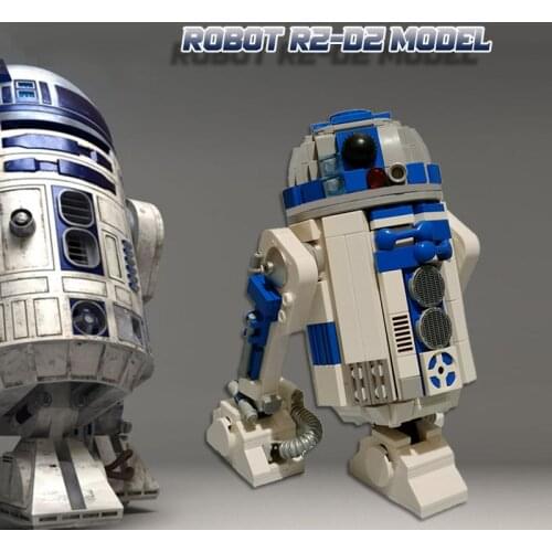Space Robot R2-D2 Model MOC Building Blocks Bricks Kits Toys For Children Adult Gifts Space Wars Blocks 473PCS