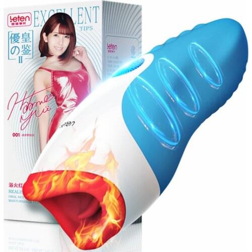 Leten Takizawa Blowjob Male Masturbator Cup Deep Throat Tongue Oral Sex Interactive Masturbation Sex Heating Sex Toys for Men