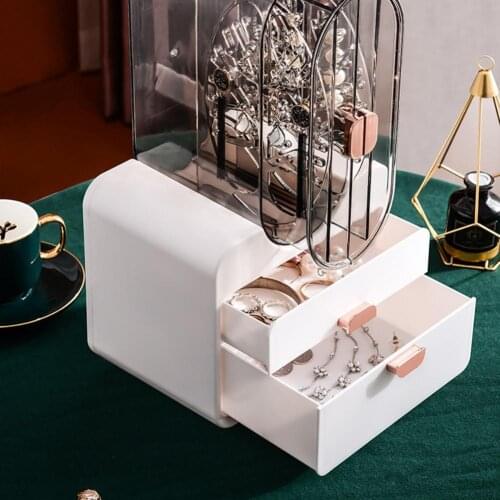 80% HOT SALE Jewelry Storage Box Exquisite Multi-layer Plastic Drawer Type Large Capacity Cosmetics Container Holder for Earring