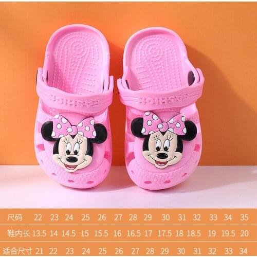 Fashion childrens non-slip beach slippers, cartoon characters cave shoes for boys and girls, baby slippers, new summer