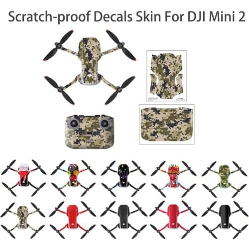 DJI Mini 2 PVC Stickers Protective Film Scratch-proof Decals Skin Accessories For DJI Mini 2 Drone Accessories